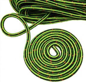 img 2 attached to 150Ft Perantlb Double Braid 16-Strand Polyester Arborist Climbing Rope For Fire Rescue, Parachuting, Boating, And More: Pre-Shrunk, Heat-Stabilized & Durable