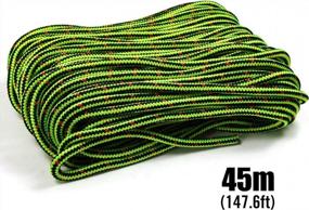 img 3 attached to 150Ft Perantlb Double Braid 16-Strand Polyester Arborist Climbing Rope For Fire Rescue, Parachuting, Boating, And More: Pre-Shrunk, Heat-Stabilized & Durable