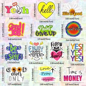 img 2 attached to 50Pcs QTL Inspirational Stickers For Women Teens - Motivational, Positive & Waterproof Decals For Water Bottles, Laptops & More!