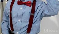 img 1 attached to Adorable Kids Suspenders Bowtie Set - Perfect Adjustable Accessory for Boys and Girls review by Jim Velasco