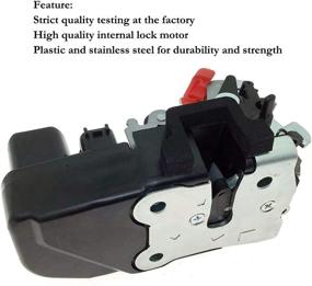 img 1 attached to 🚪 Rear Left Door Lock Latch Actuator Motor Assembly (931-644) for Dodge Ram 1500 2500 3500 4000 4500 5500 (2003-2010) - Replaces OEM Part Numbers: 55276795AB, 55276795AC, 55276795AD, 55372859AA