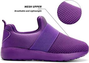 img 3 attached to Lightweight Breathable Sneakers Washable Athletic Girls' Shoes : Athletic