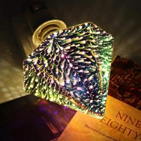 img 3 attached to 4W RGB светодиодная лампа Эдисона для декора гостиной | SZYOUMY Filament Фейерверк Fairy Lights Party Family Cafe Новинка Освещение