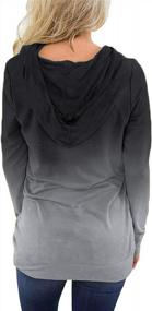 img 1 attached to Women'S Hoodie Sweatshirt Tunic Top Long Sleeve Kangaroo Pocket Pullover