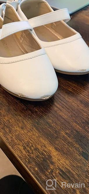 img 1 attached to Dress up your little girl with PANDANINJIA Toddler Little Angela Wedding Girls' Flats review by Kristine Black