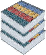 3 pack joyoldelf sock drawer organizer divider - 24-cell fabric dresser drawers for socks, lingerie, handkerchiefs & ties (arrow) logo