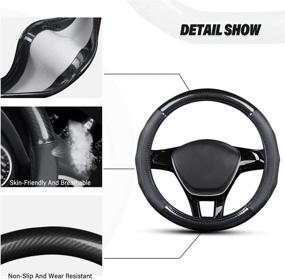 img 1 attached to Ergocar Steering Non Slip Protector Universal Interior Accessories