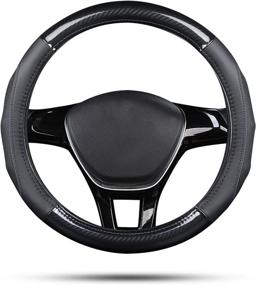 img 4 attached to Ergocar Steering Non Slip Protector Universal Interior Accessories