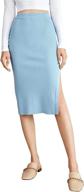 👗 sweatyrocks women's casual solid waist skirts: comfortable and stylish women's clothing логотип