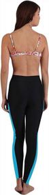 img 2 attached to Scodi Women'S High Waisted Surf Leggings - Ultimate UV Protection For Water Sports