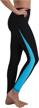 scodi women's high waisted surf leggings - ultimate uv protection for water sports logo