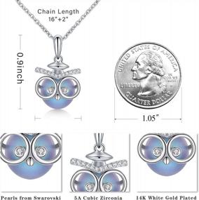 img 2 attached to 2022 Wisdom Owl Graduation Necklaces For Her - Ideal College & High School Graduation Gifts For Girls - With Congratulatory Cards And Jewelry Boxes