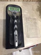 img 2 attached to Gillette Mach3 Reusable Shaving Razor UEFA Champions League Grey/Black review by Mkanand Anand ᠌
