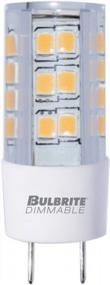 img 1 attached to Brighten Your Space With Bulbrite'S Dimmable LED Mini T4 Bi-Pin Light Bulb - 40W Equivalent, 3000K, Clear