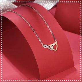 img 1 attached to Infinity Heart Necklace: Heartfelt Gift For All The Women In Your Life - Perfect For Mother'S Day, Valentine'S Day, Or Birthday!