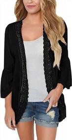 img 2 attached to Summer Women'S Floral Chiffon Kimono Cardigan - Loose Casual Top Blouse And Cover-Up