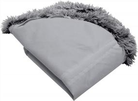 img 4 attached to Large Gray Faux Fur Donut Dog Bed Replacement Cover - Ultra Calming By Furhaven Plush!
