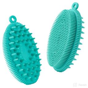 img 4 attached to Exfoliating Silicone Scrubber Bristles Massager