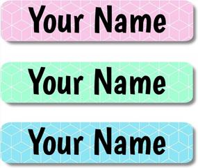 img 4 attached to 45 Personalized Waterproof Labels For Kids - Perfect For School Supplies, Daycare & Camp Bottles (Designer Series Hive)