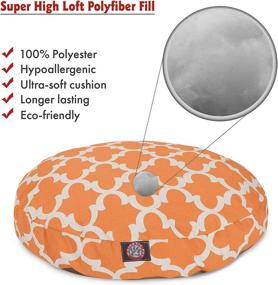 img 3 attached to 🍑 Majestic Pet Peach Trellis Round Outdoor Pet Bed