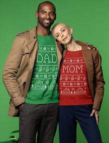 img 3 attached to Get Festive With Tstars Mom & Dad Matching Ugly Christmas Sweatshirts - The Perfect Gift For Your Parents!