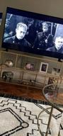 img 1 attached to Blackened Bronze Clark Hexagonal TV Stand For Televisions Up To 55 Inches review by Jimmy Breaux