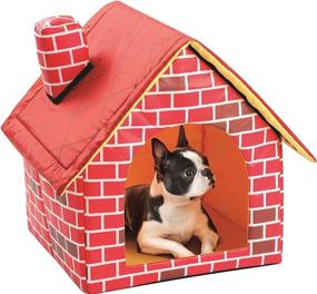 img 3 attached to 🐾 Etna Soft-Sided Brick Pet House & Mat: Comfortable Shelter for Your Beloved Pet