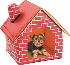 img 4 attached to 🐾 Etna Soft-Sided Brick Pet House & Mat: Comfortable Shelter for Your Beloved Pet