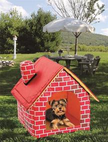 img 2 attached to 🐾 Etna Soft-Sided Brick Pet House & Mat: Comfortable Shelter for Your Beloved Pet