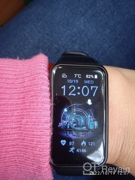 img 2 attached to Smart bracelet HONOR Band 6 RU, black review by Anastazja Chodzkiewi ᠌