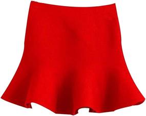 img 4 attached to Littleladybug Girls Knitting Skirt Flounces Girls' Clothing ~ Skirts & Skorts