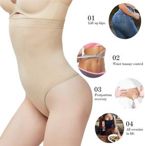 img 1 attached to DREAM SLIM High Waist Shapewear Underwear Women's Clothing : Lingerie, Sleep & Lounge