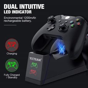 img 2 attached to Efficient Charging Station For Xbox One Controllers With 2 Rechargeable Batteries