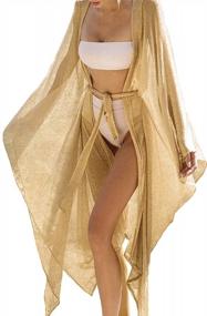 img 4 attached to Women'S Beach Cover Up Kimono Cardigans: Look Stylish With 3UMeter Swimsuit Cover Ups!