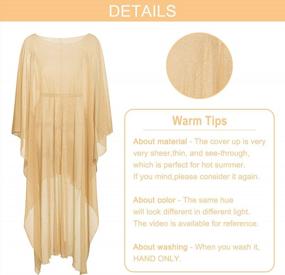 img 3 attached to Women'S Beach Cover Up Kimono Cardigans: Look Stylish With 3UMeter Swimsuit Cover Ups!