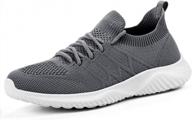 women's walking tennis shoes: slip on memory foam lightweight sneakers for gym, travel & work. logo