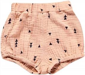 img 2 attached to 2Pcs Baby Infant Bloomer Shorts Floral Dots Loose Cute Harem Pants For Boys Girls - AYIYO