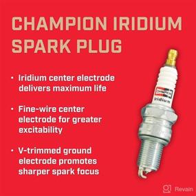 img 1 attached to 🔥 Champion Iridium 9804 Spark Plug - High Quality Performance Plug (Carton of 1) - RN8WYPB3