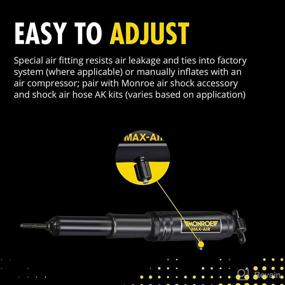 img 1 attached to 🚗 Enhance Your Ride with Monroe Shocks & Struts Max-Air MA817 Air Shock Absorber