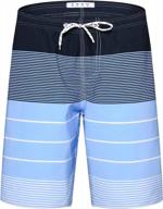 aptro men's swim trunks quick dry bathing suit 9" big & tall board shorts swimsuit with mesh lining and pockets logo