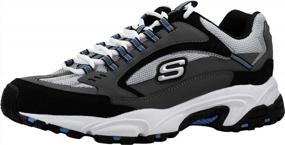 img 4 attached to Skechers Stamina Cutback Lace Up Charcoal