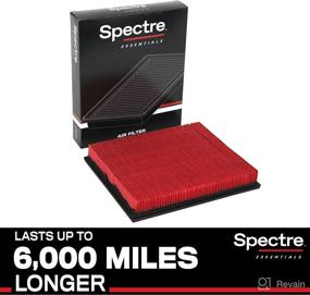 img 4 attached to Spectre Essentials Engine Air Filter: Premium Quality, Extended Lifespan (50% longer): Compatible with Select NISSAN (Frontier, NV1500/2500, Titan, Xterra, Armada, Pathfinder 2005-2020), JEEP Grand Cherokee (1993-2004). Model: SPA-2286