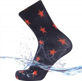 img 4 attached to Unisex Waterproof Socks For Hiking & Kayaking - SuMade Ultra Thin Crew Ankle 1 Pair