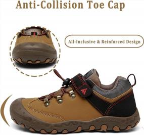 img 1 attached to Anti-Collision Non-Slip Hiking Shoes For Kids By Mishansha - Ideal For Outdoor Trekking, Walking, Climbing And Running