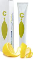 cleardot dent lemon toothpaste fluoride logo