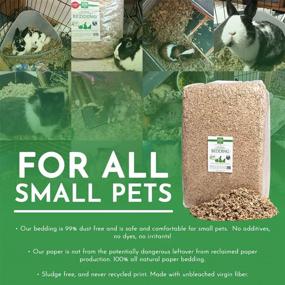 img 3 attached to Organic Paper Bedding for Small Pets - Small Pet Select's Natural Choice