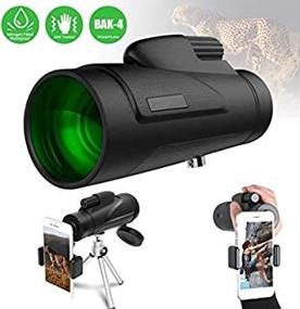 img 1 attached to 12X50 HD Monocular Telescope With Smartphone Mount - Perfect For Outdoor Bird Watching, Hiking, And Camping (Model1)