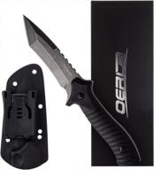 oerla olk-d47 fixed blade outdoor duty knife d2 high carbon steel field camping knife g10 handle waist clip edc kydex sheath tac knives logo