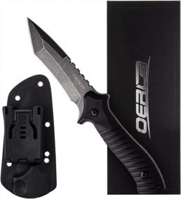 img 4 attached to OERLA OLK-D47 Fixed Blade Outdoor Duty Knife D2 High Carbon Steel Field Camping Knife G10 Handle Waist Clip EDC Kydex Sheath TAC Knives