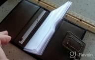 img 1 attached to Genuine Leather Handmade Credit Wallet by Kraftiq review by Cameron Kennedy